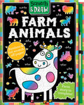 Scratch and Draw: Farm Animals | 5 Years & Up