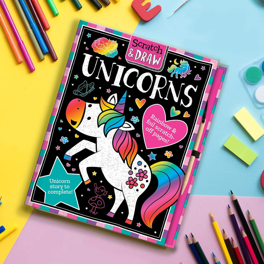 Scratch and Draw: Unicorns| 5 Years & Up