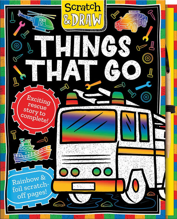 Scratch and Draw: Things That Go | 5 Years & Up