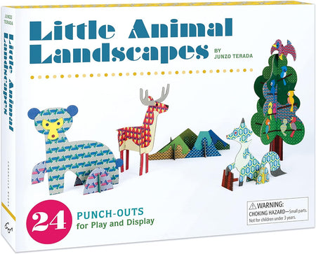 Little Animal Landscapes: 10 Punch-Out Scenes for Play & Display (Paper Craft Activity Book, Animal Paper Art)