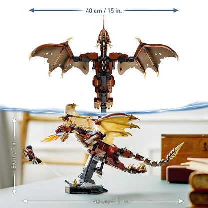 LEGO Harry Potter Hungarian Horntail Dragon Building Kit (671 Pieces)