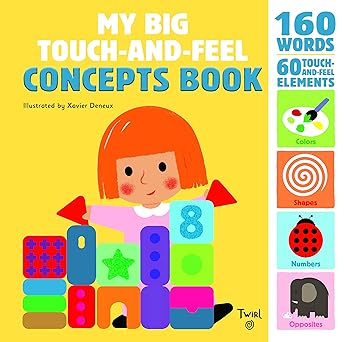 MILES KELLY | My Big Touch-and-Feel Concepts Book