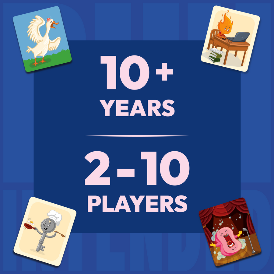 Pun Intended | 10 Years+ | 2-10 Game Players
