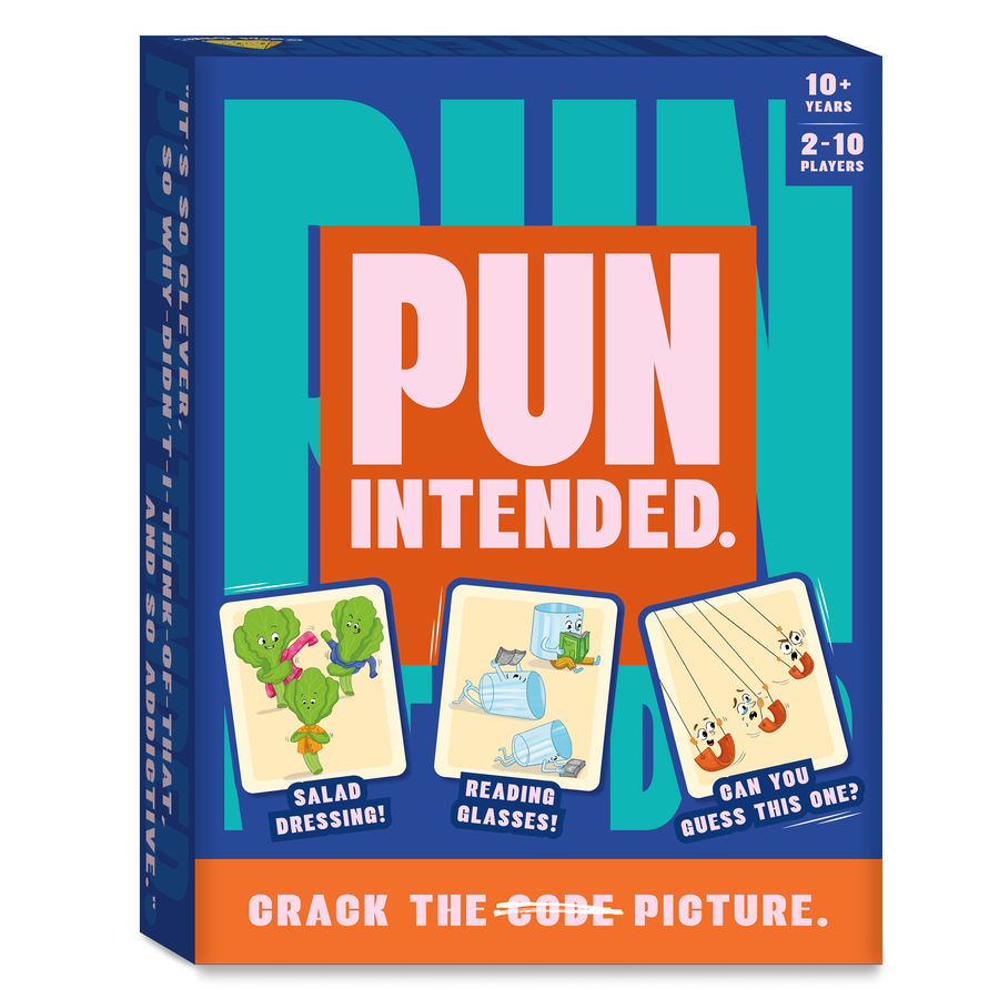 Pun Intended | 10 Years+ | 2-10 Game Players