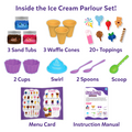 Skillmatics Sandeezy | Ice Cream Parlour | 3 Years + | Sand Kit for Kids