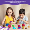 Skillmatics Sandeezy | Ice Cream Parlour | 3 Years + | Sand Kit for Kids