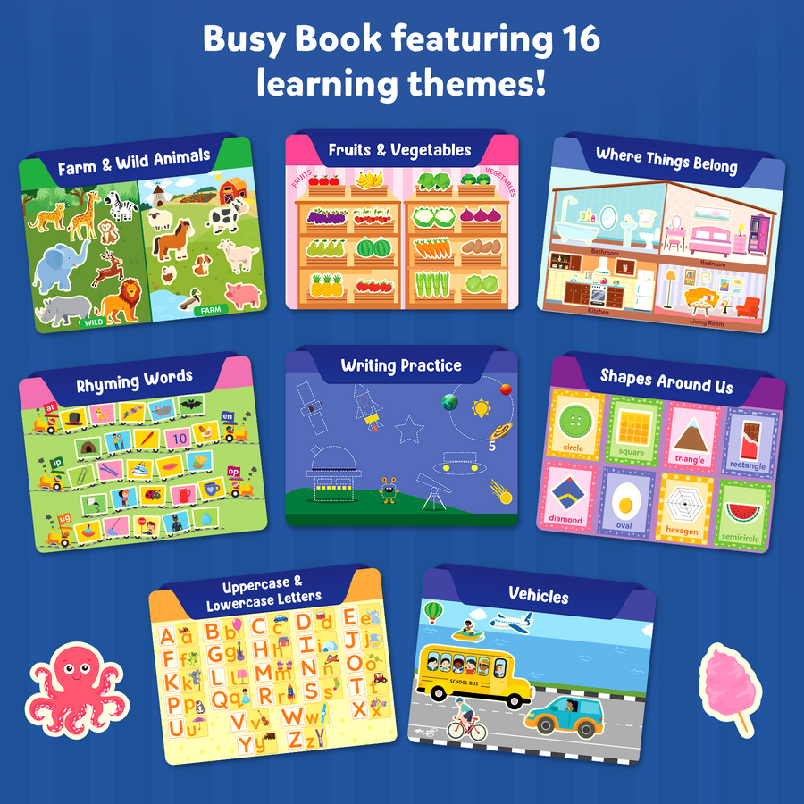 Busy Book for Preschoolers | 3-6Years