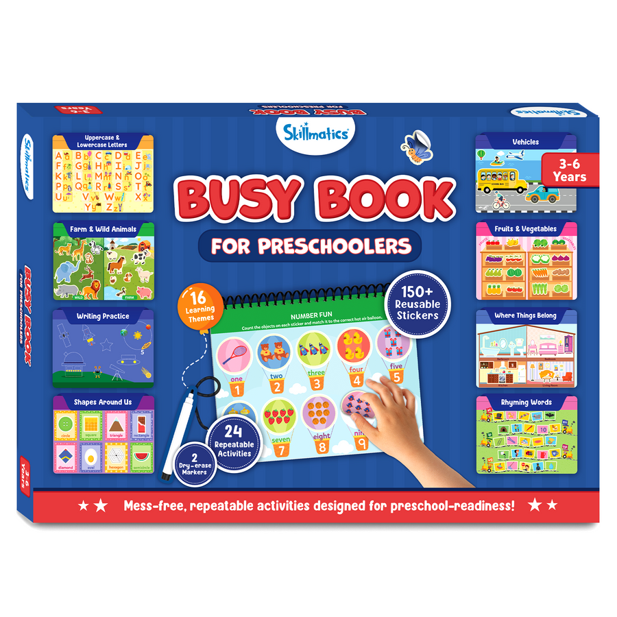 Busy Book for Preschoolers | 3-6Years