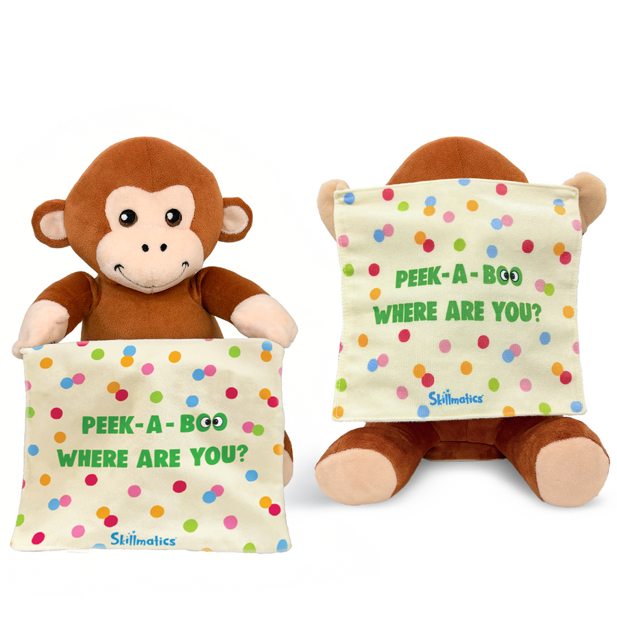 Peek-a-boo Monkey Mischief | 12 months+ 1 Battery-Operated Interactive Plush Toy