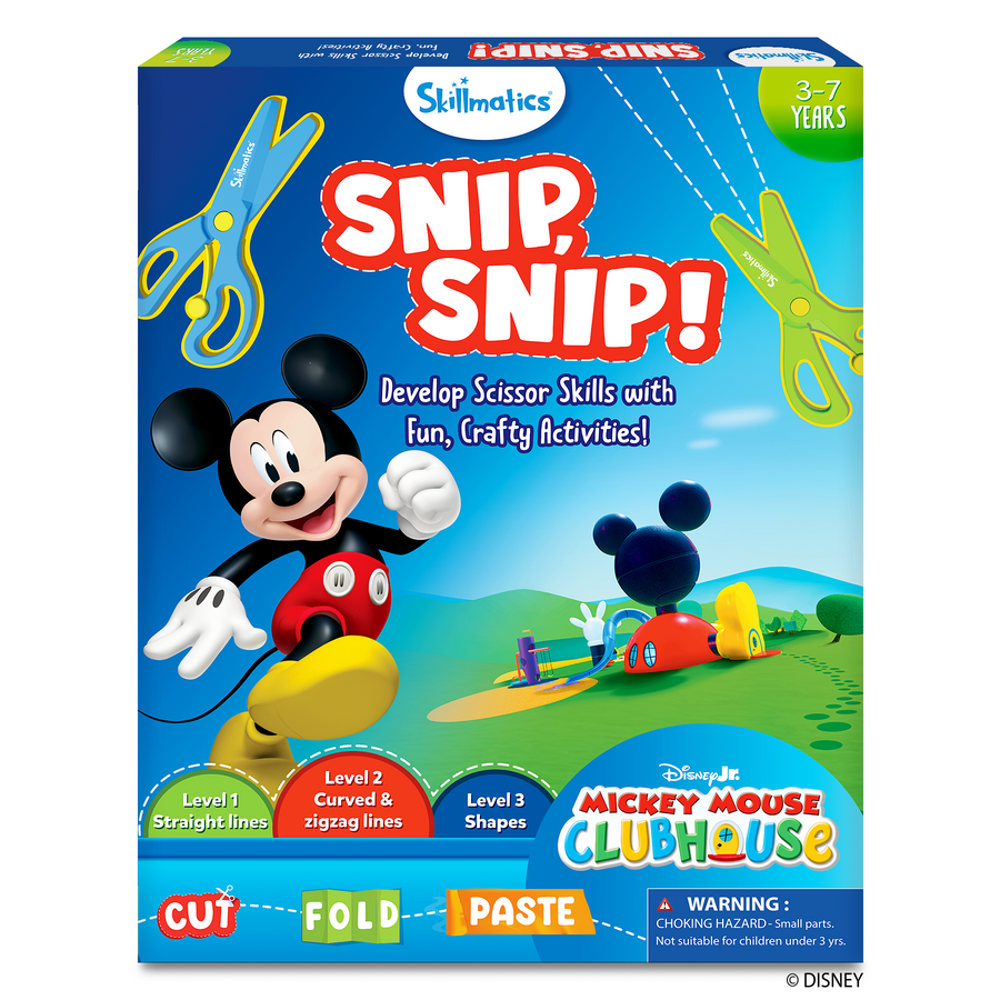 Snip Snip | Mickey Clubhouse | 3 Years+ Crafting Activity Kit