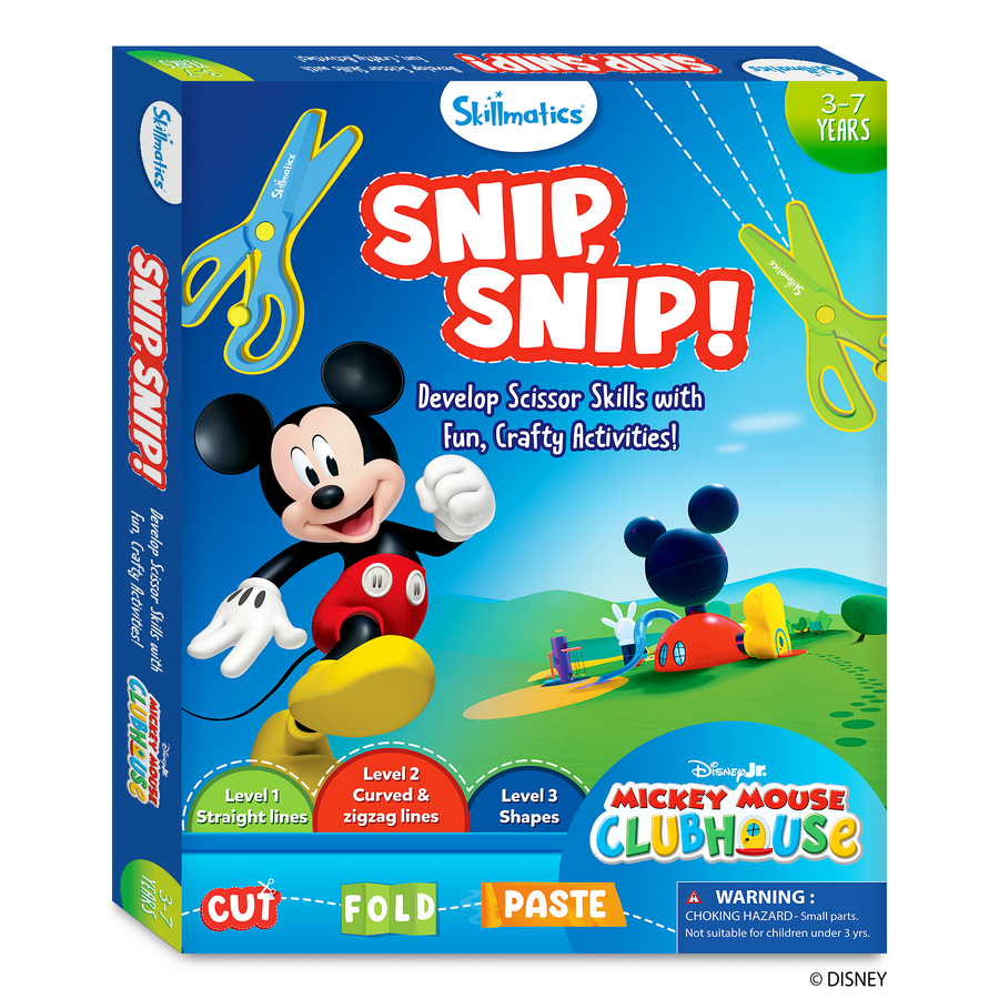 Snip Snip | Mickey Clubhouse | 3 Years+ Crafting Activity Kit
