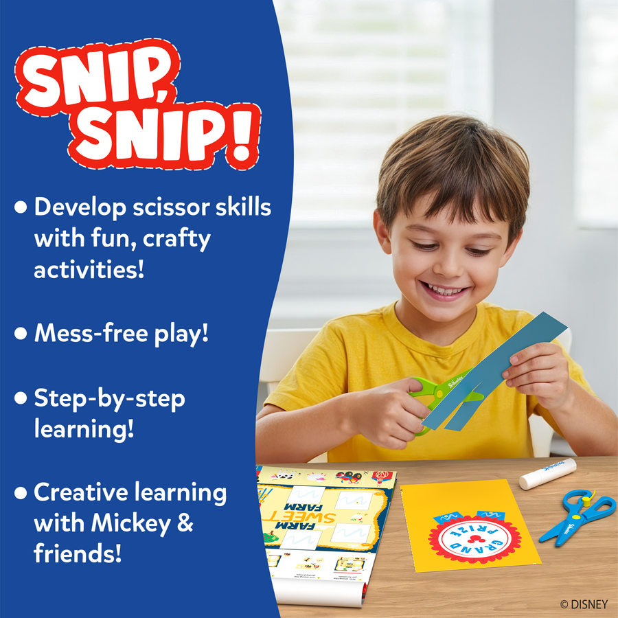 Snip Snip | Mickey Clubhouse | 3 Years+ Crafting Activity Kit