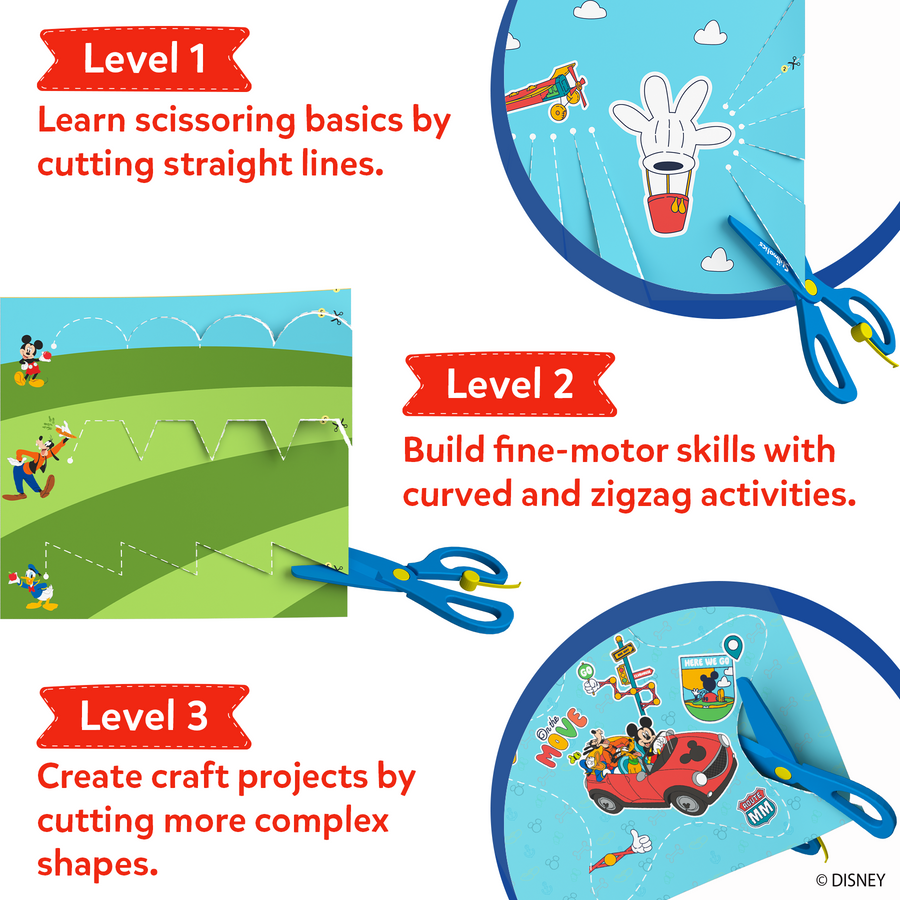 Snip Snip | Mickey Clubhouse | 3 Years+ Crafting Activity Kit