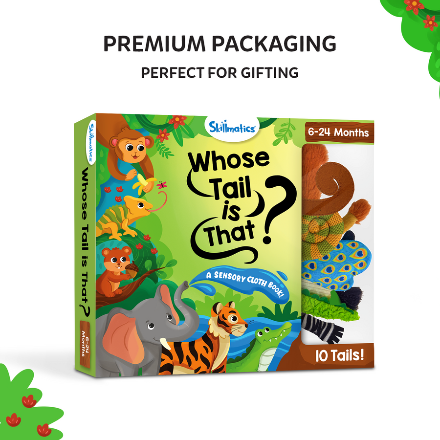 Whose Tail Is That? | 6 Months + Soft Sensory Book