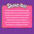 Shake it’s | Unicorn & Princess | 4 Years + | Keychain Making