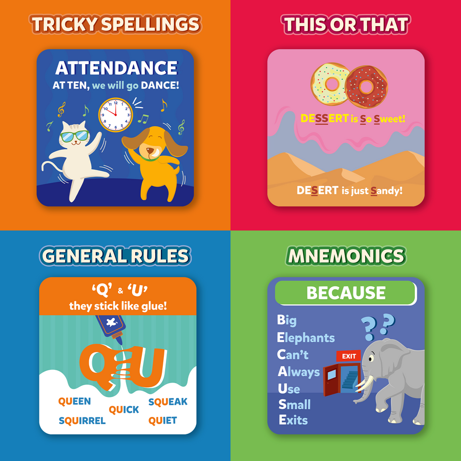The 60 Smartest Spelling Tricks | 6 Years+ Spelling Cards