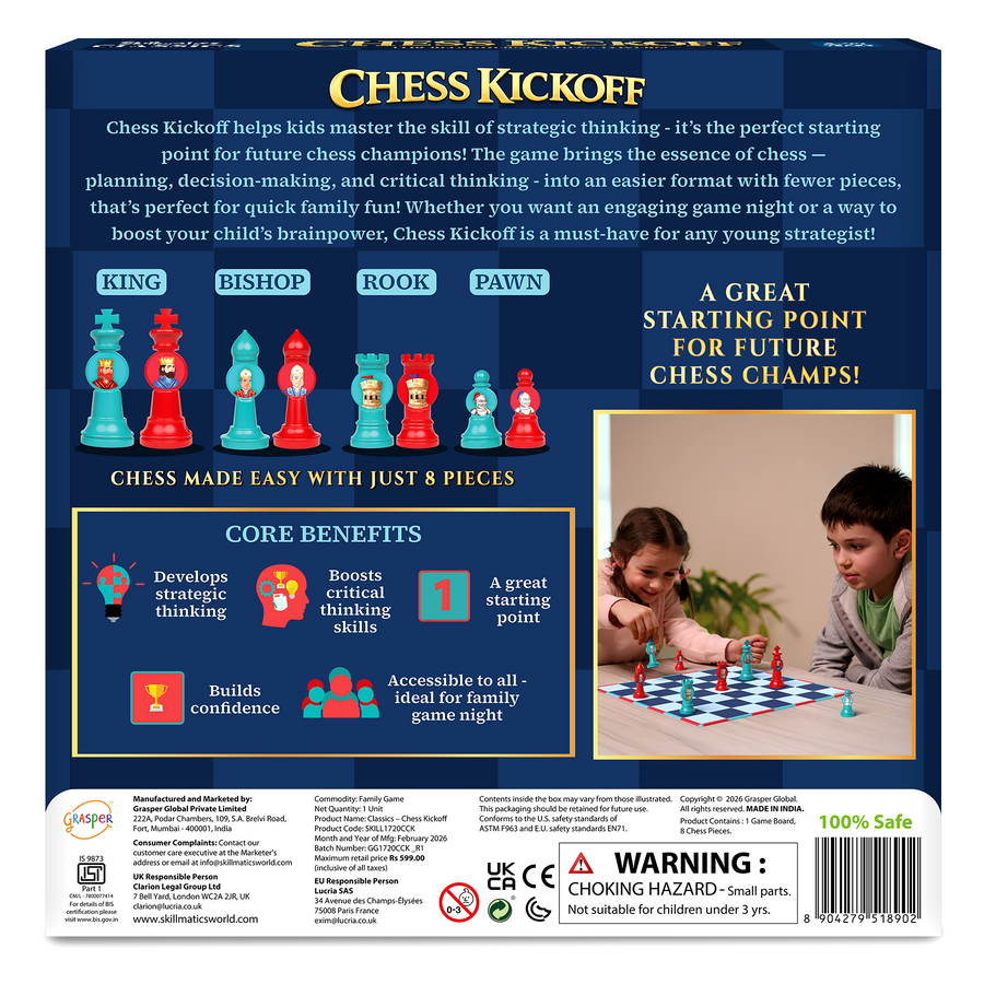Classics – Chess Kickoff | 4-99 Years | Beginners Chess Game