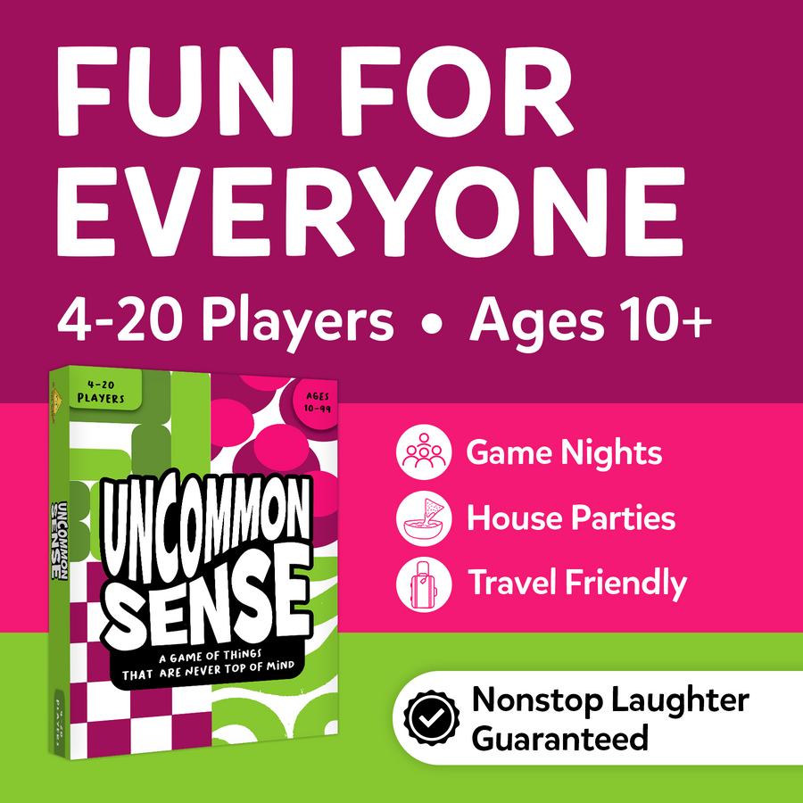 Uncommon Sense | 10 Years+ | 4 Players and up