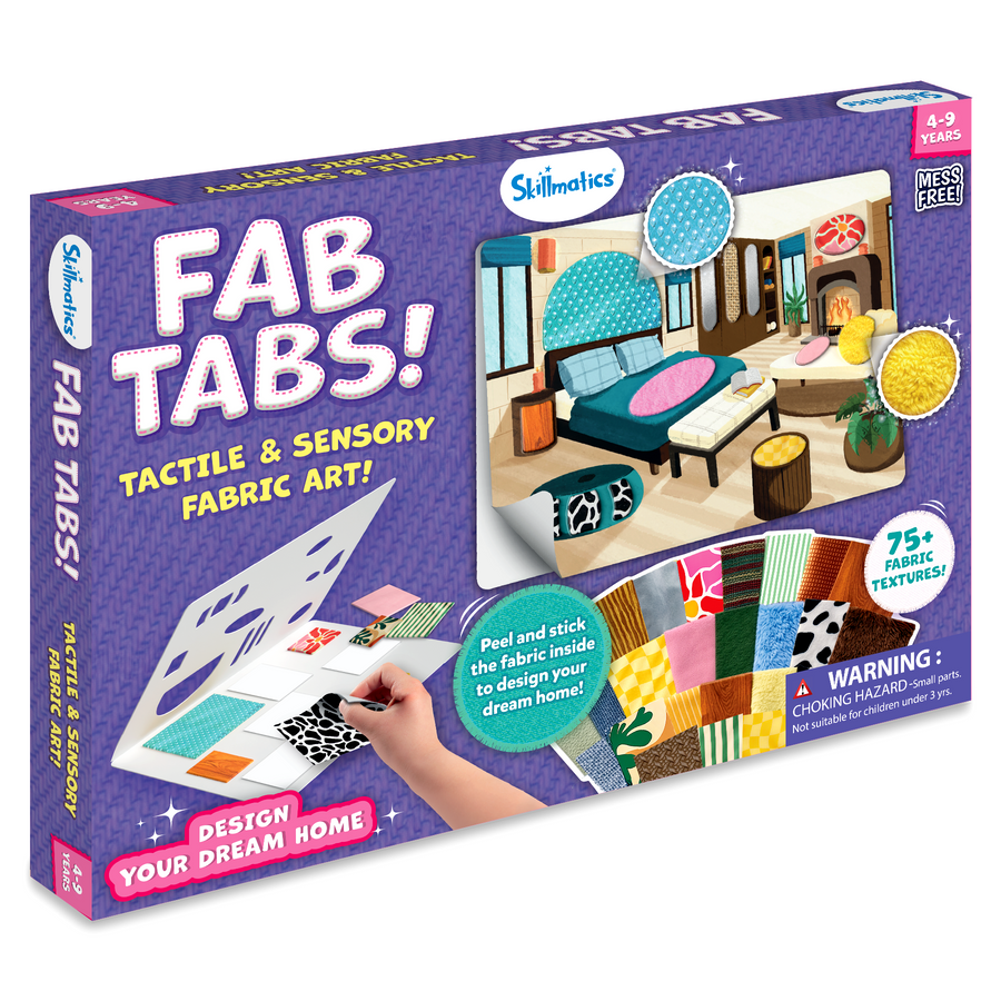 Fab tabs | Design your Dream home | 4 Years + | Craft Kit for Kids