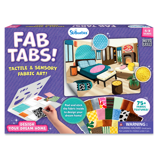 Fab tabs | Design your Dream home | 4 Years + | Craft Kit for Kids