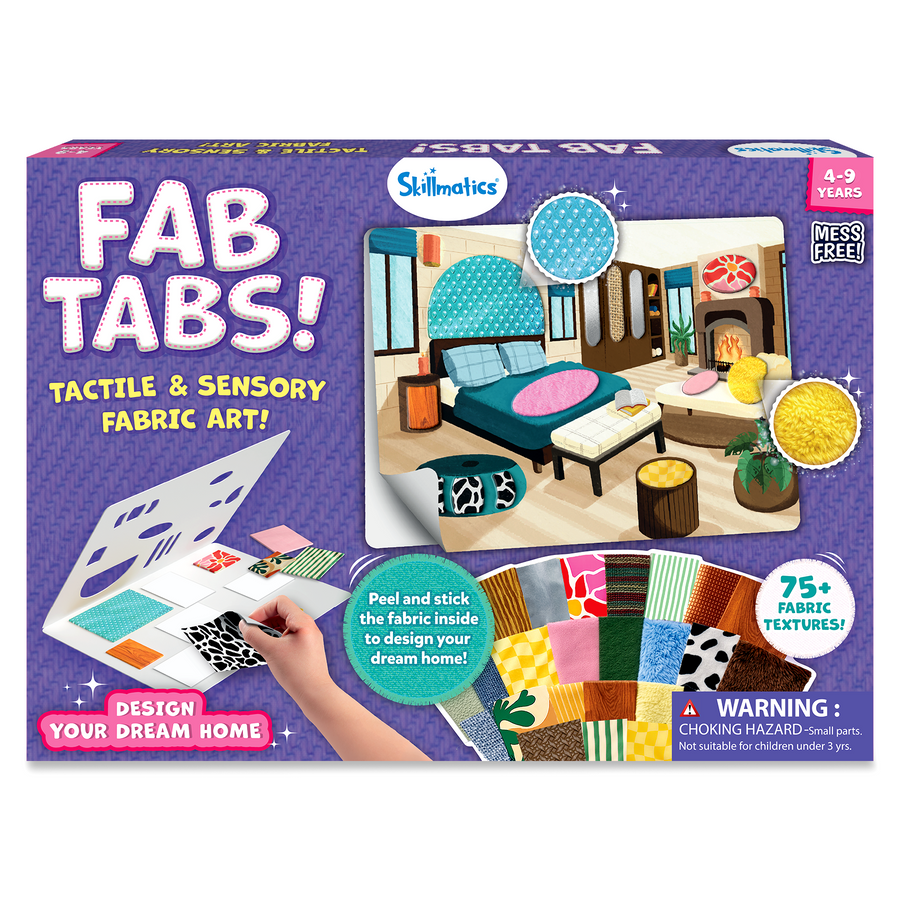 Fab tabs | Design your Dream home | 4 Years + | Craft Kit for Kids