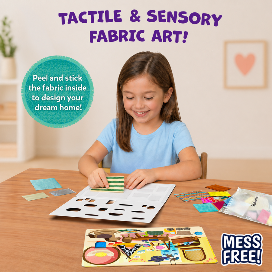 Fab tabs | Design your Dream home | 4 Years + | Craft Kit for Kids