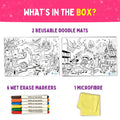 PEPPLAY RECOLOURABLES COLOUR & WIPE PLACEMATS - MAGICAL LAND