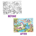 PEPPLAY RECOLOURABLES COLOUR & WIPE PLACEMATS - MAGICAL LAND