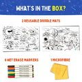 PEPPLAY RECOLOURABLES COLOUR & WIPE PLACEMATS - SPACE SAGA