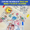 PEPPLAY RECOLOURABLES COLOUR & WIPE PLACEMATS - SPACE SAGA