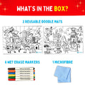 PEPPLAY RECOLOURABLES COLOUR & WIPE PLACEMATS - SUPER POWER