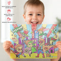 PEPPLAY RECOLOURABLES COLOUR & WIPE PLACEMATS - SUPER POWER