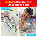 PEPPLAY RECOLOURABLES COLOUR & WIPE PLACEMATS - SUPER POWER