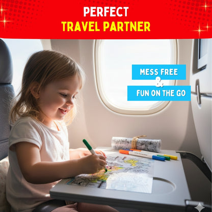 PEPPLAY RECOLOURABLES COLOUR & WIPE PLACEMATS - SUPER POWER