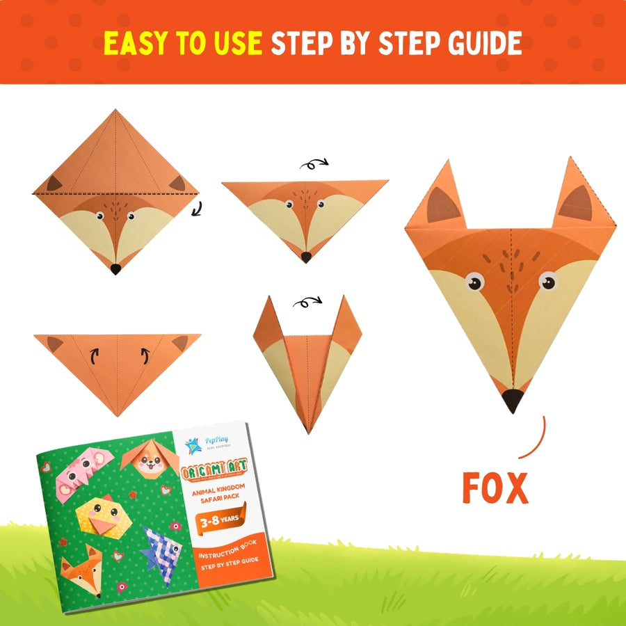 PEPPLAY ORIGAMI ART ANIMAL KINGDOM - SAFARI PACK