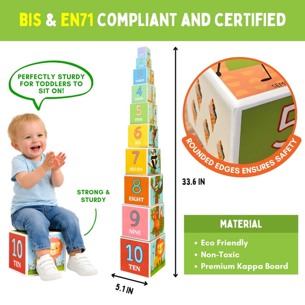 PEPPLAY STACKING & NESTING CUBE