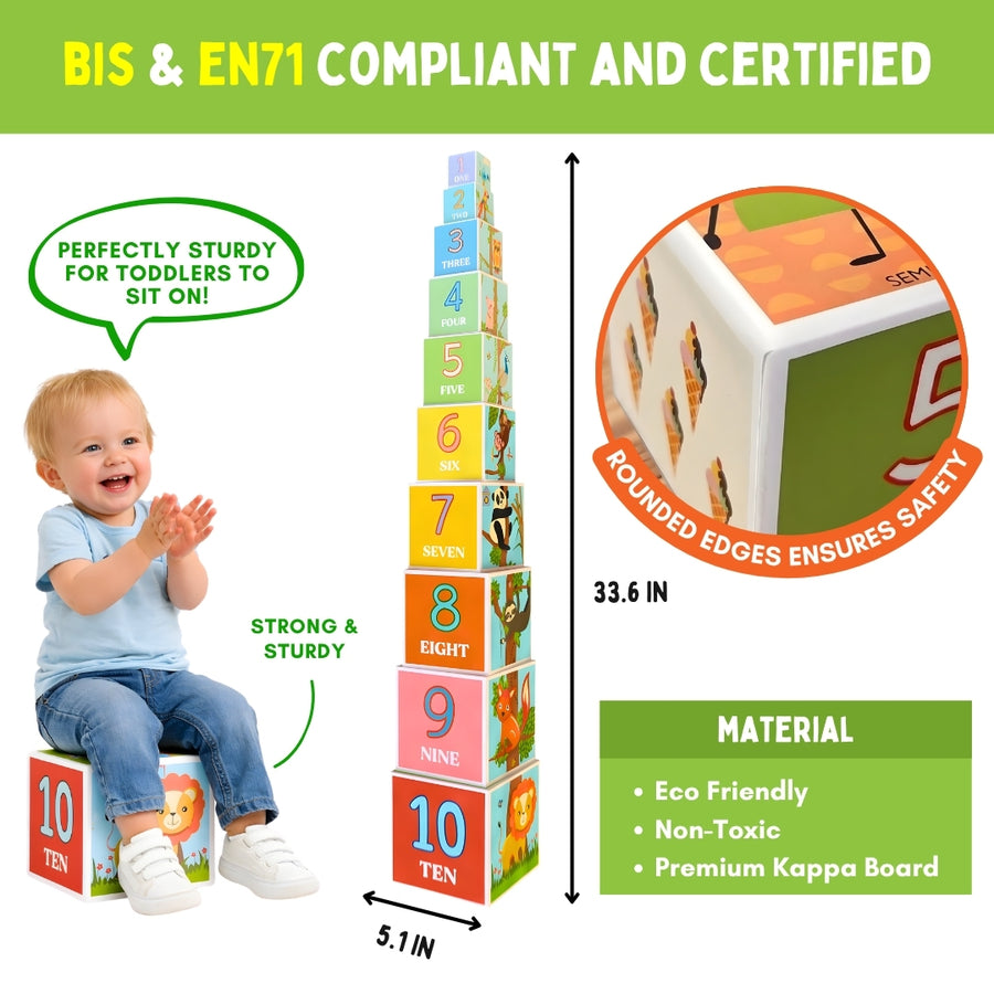 PEPPLAY STACKING & NESTING CUBE