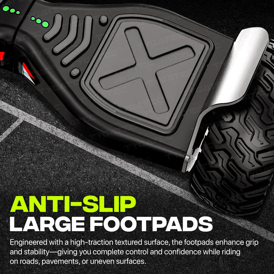 TYGATEC T6 Off-Road SUV Hoverboard (Red Fire Color)