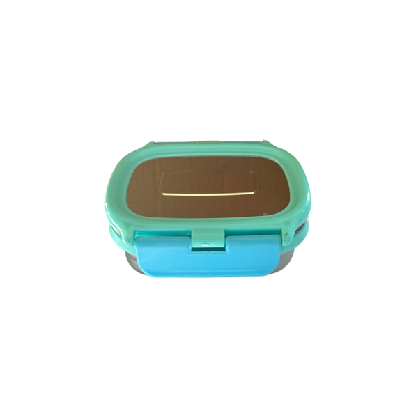 Veigo Small Stainless Steel Small Veg Box - Light Green Cyan | Limited Edition