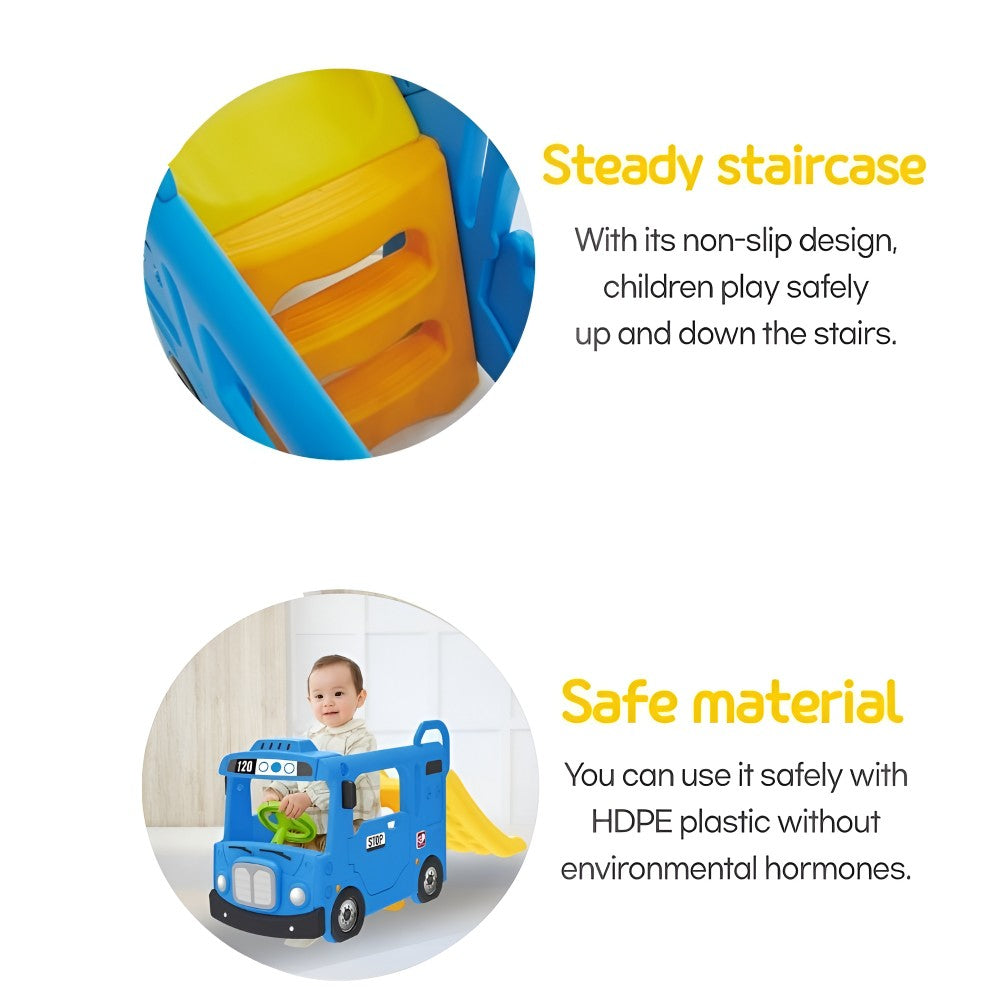 YAYA BLUE COMPACT BUS SLIDE