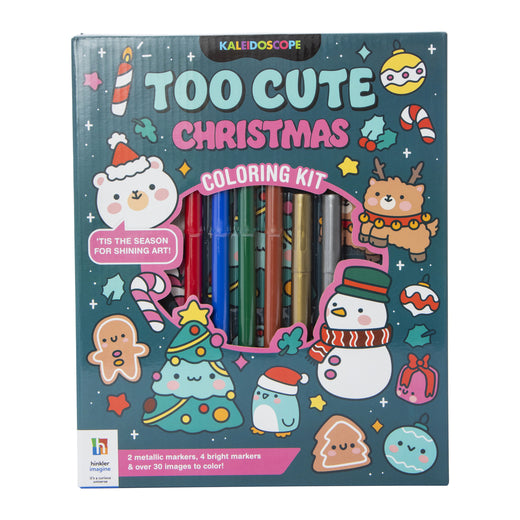 Kaleidoscope Too Cute Christmas Coloring Kit