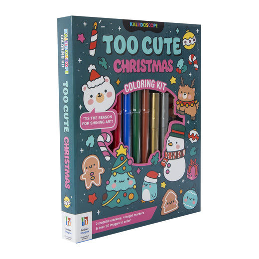 Kaleidoscope Too Cute Christmas Coloring Kit