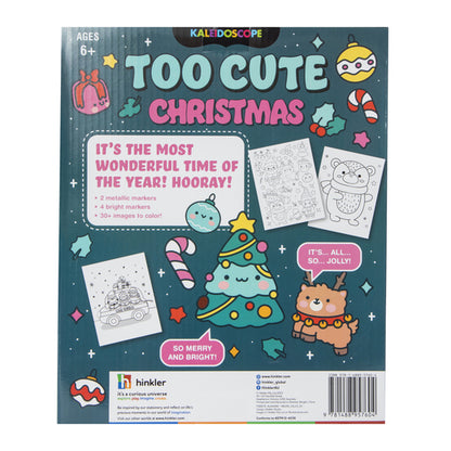 Kaleidoscope Too Cute Christmas Coloring Kit