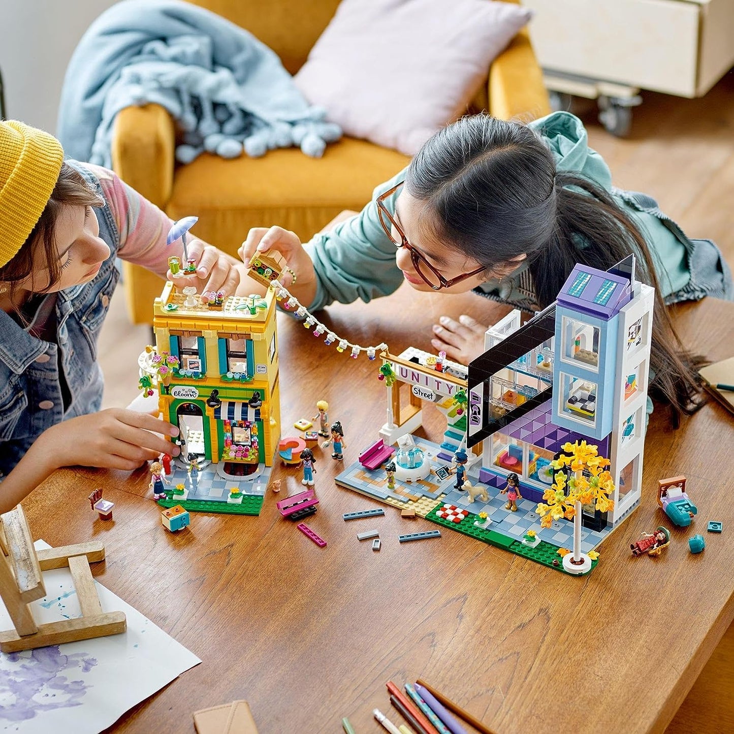 LEGO Friends Downtown Flower and Design Stores Building | 12 Yrs+