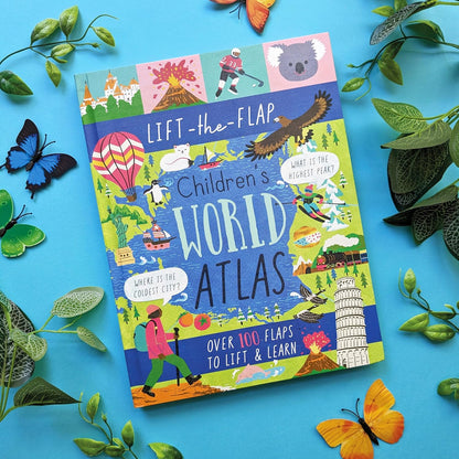 Lift-the-Flap Children's World Atlas: Over 100 Flaps to Lift & Learn (Lift-the-Flap Questions & Answers Board Book)