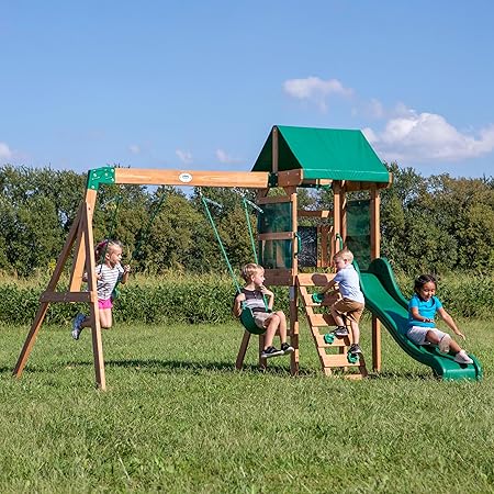 BYD Buckley Hill Playtower with Swing and Slide