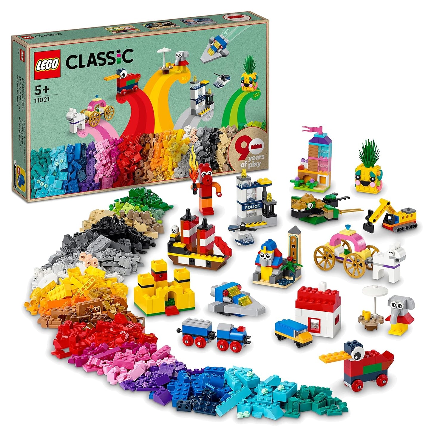 LEGO Classic 90 Years of Play | 5 Yrs+