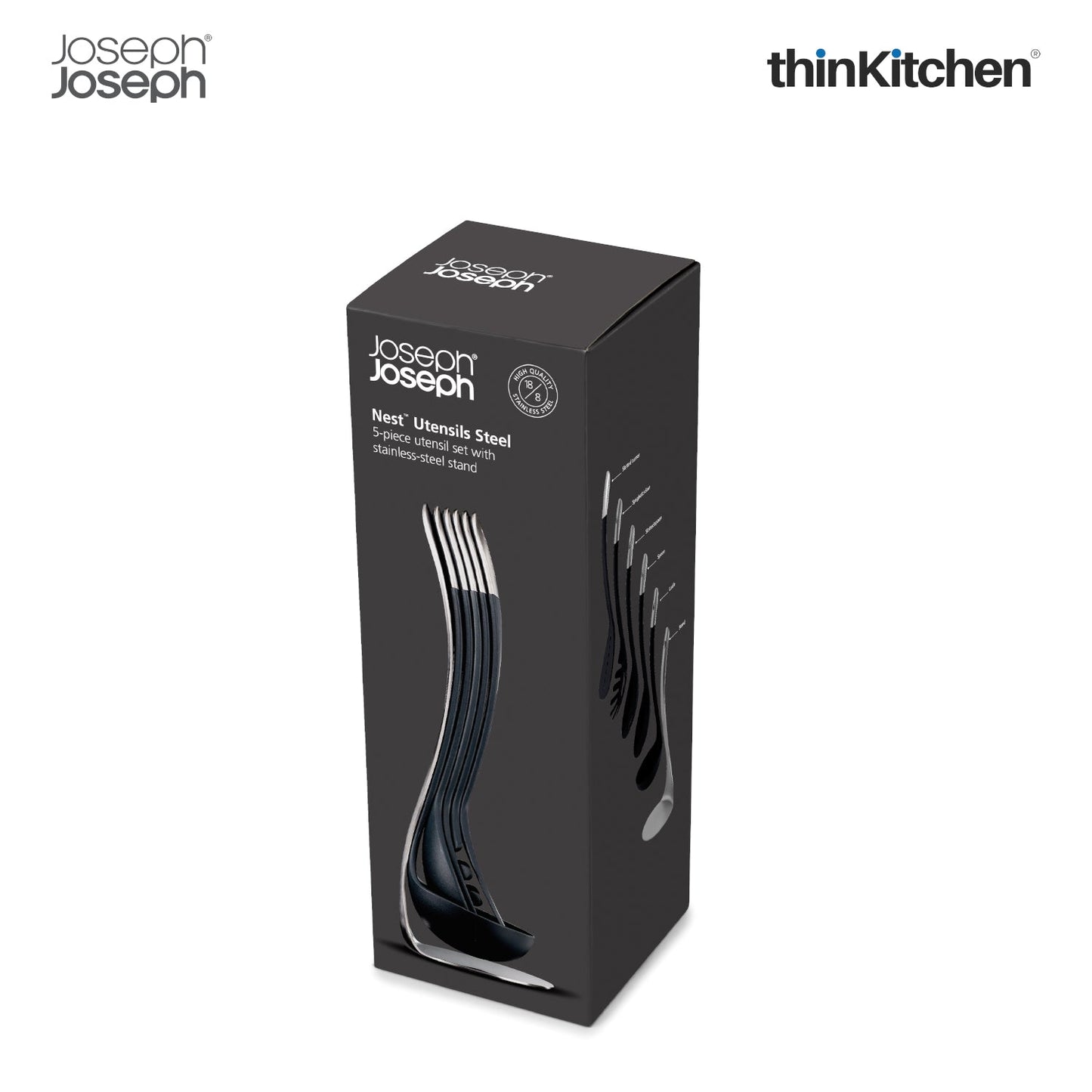 thinKitchen™ Joseph Joseph Nest 5-piece Utensils Set - Grey