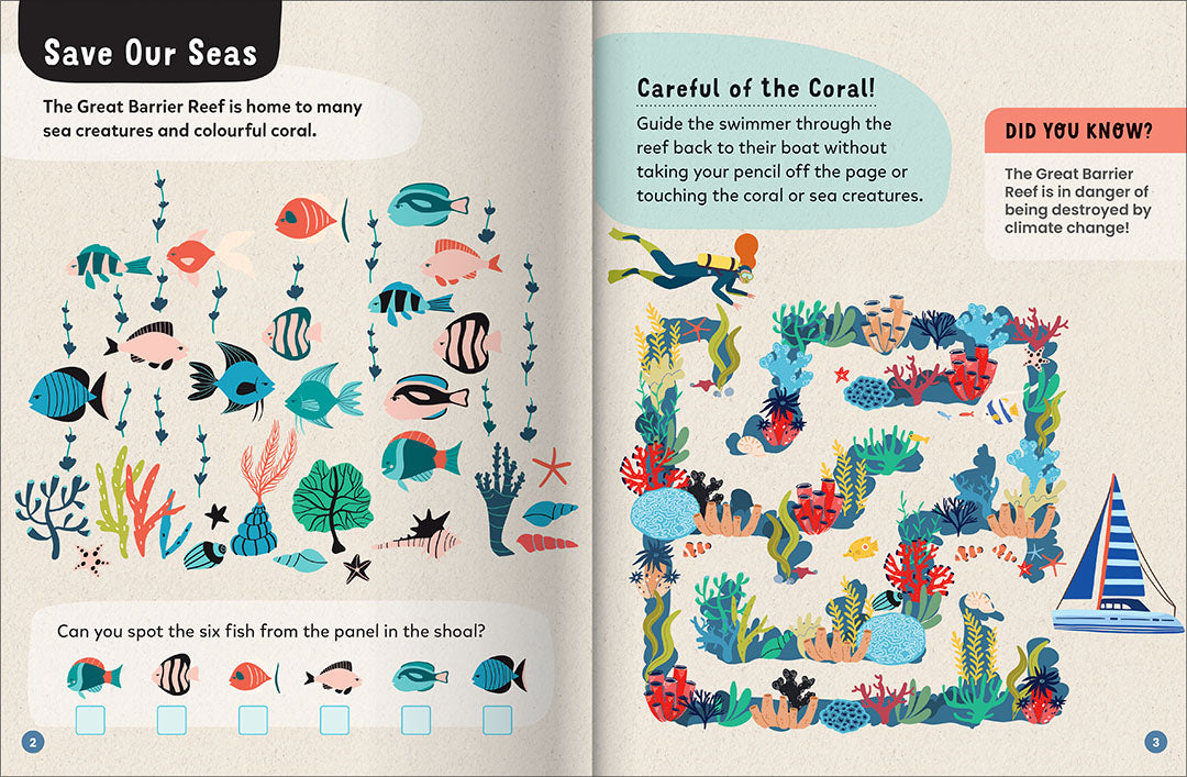 Eco Zoomers Earth Friendly Activity Book