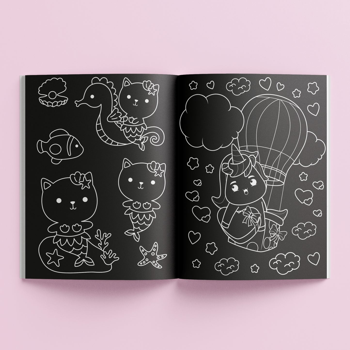 Kaleidoscope Sticker Colouring Neon Dreams